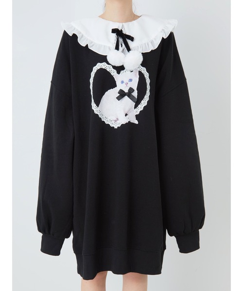 Ank Rouge（アンクルージュ）の「ハートねこちゃんプルオーバー