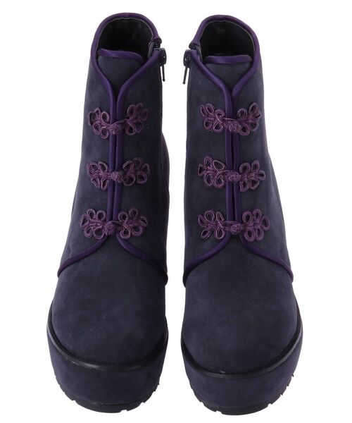 merry jenny（メリージェニー）の「チャイナブーツ（ブーツ・レディース・ブラック/ベージュ/ブルー・MEDIUM/LARGE）」の5枚目の写真