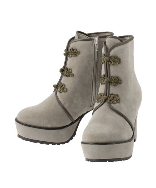 merry jenny（メリージェニー）の「チャイナブーツ（ブーツ・レディース・ブラック/ベージュ/ブルー・MEDIUM/LARGE）」の9枚目の写真