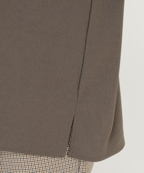 ikka(イッカ)の「プリーツタイ付きブラウス(シャツ/ブラウス・レディース・オフホワイト/チャコールグレー・M/L)」の12枚目の写真