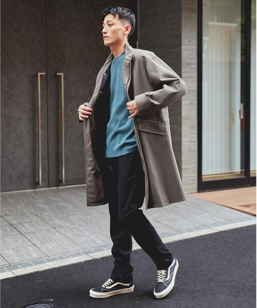 green label relaxing（グリーンレーベルリラクシング）の「BALLIS アーバンスリムフィット チノパンツ（チノパンツ・メンズ・ブラック・L/XL/M/S/XXL）」の2枚目の写真