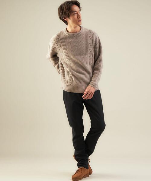 green label relaxing（グリーンレーベルリラクシング）の「BALLIS アーバンスリムフィット チノパンツ（チノパンツ・メンズ・ブラック・L/XL/M/S/XXL）」の4枚目の写真