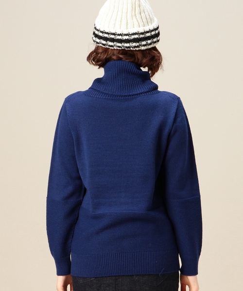 BEAUTY&YOUTH UNITED ARROWS（ビューティーアンドユースユナイテッドアローズ）の「BYBC 7G タートルネックプルオーバー◆（ニット/セーター・レディース・グレー/ブラウン/ロイヤルブルー・フリー）」の4枚目の写真