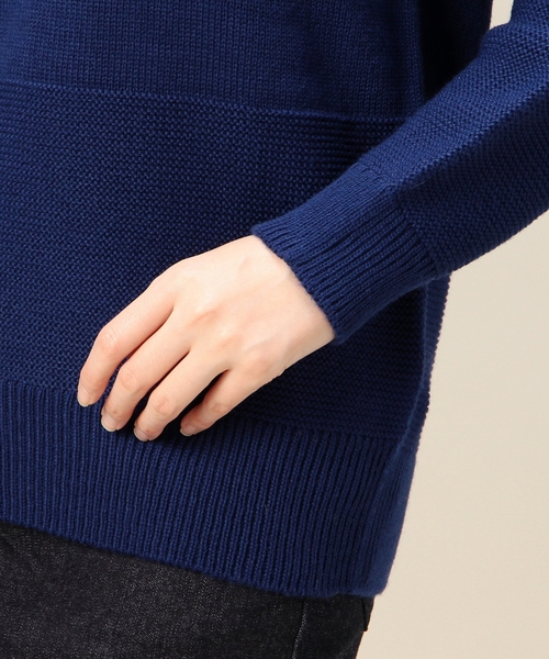 BEAUTY&YOUTH UNITED ARROWS（ビューティーアンドユースユナイテッドアローズ）の「BYBC 7G タートルネックプルオーバー◆（ニット/セーター・レディース・グレー/ブラウン/ロイヤルブルー・フリー）」の9枚目の写真