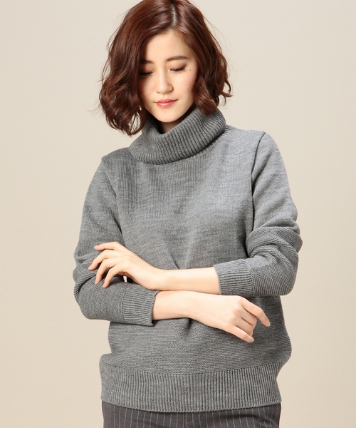 BEAUTY&YOUTH UNITED ARROWS（ビューティーアンドユースユナイテッドアローズ）の「BYBC 7G タートルネックプルオーバー◆（ニット/セーター・レディース・グレー/ブラウン/ロイヤルブルー・フリー）」の17枚目の写真