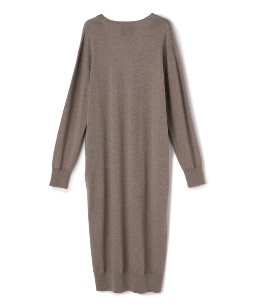 N.O.R.C（ノーク）の「ディープＶネックニットワンピース（ワンピース・レディース・ライトグレー/ブラック/トップグレー/ブラウン・S/M）」の11枚目の写真