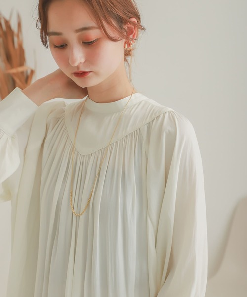 SENSE OF PLACE by URBAN RESEARCH（センスオブプレイスバイアーバンリサーチ）の「長袖ブラウス（シャツ/ブラウス・レディース・アイボリー・ONE）」の5枚目の写真