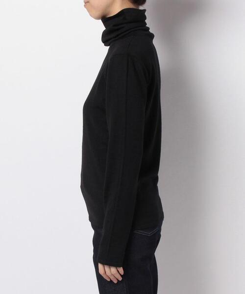 agnes b.（アニエスベー）の「LP72 PULL ウールニットプルオーバー（ニット/セーター・レディース・ブラック・1/2/3）」の3枚目の写真