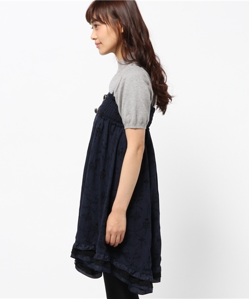 axes femme（アクシーズファム）の「フロッキー２ｗａｙｓｋ（スカート・レディース・ピンク/ネイビー/ダークグリーン・MEDIUM）」の11枚目の写真