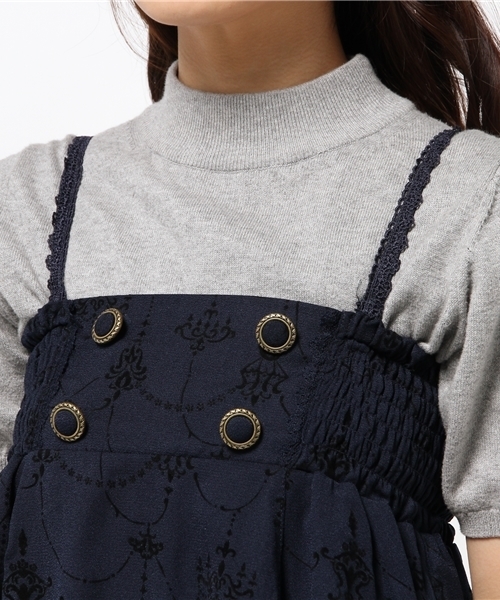 axes femme（アクシーズファム）の「フロッキー２ｗａｙｓｋ（スカート・レディース・ピンク/ネイビー/ダークグリーン・MEDIUM）」の6枚目の写真