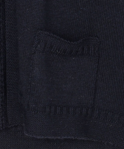 Le Tricoteur（ルトリコチュール）の「【Le Tricoteur】ウールガンジーセーター ジップカーディガン MEN（カーディガン/ボレロ・メンズ・ロイヤルブルー/Nat/レッド/オートミール/ネイビー・50）」の22枚目の写真