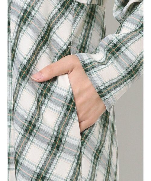 ELENDEEK（エレンディーク）の「チェックフレアワンピース（ワンピース・レディース・ブラック/グリーン・02/01）」の14枚目の写真