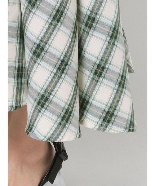 ELENDEEK（エレンディーク）の「チェックフレアワンピース（ワンピース・レディース・ブラック/グリーン・02/01）」の15枚目の写真