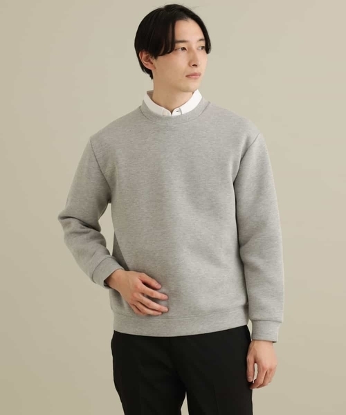 a.v.v(アーヴェヴェ)の「【大人気なめらかシリーズ】カノコダンボールなめらかプルオーバー(スウェット・メンズ・ライトブルー/グレー/ミント・44/46/48/50/52)」の12枚目の写真
