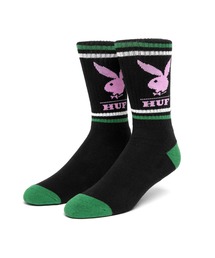 PLAYBOY RABBIT HEAD CREW SOCK / HUF ソックス 靴下  【PLAYBOY】 コラボ