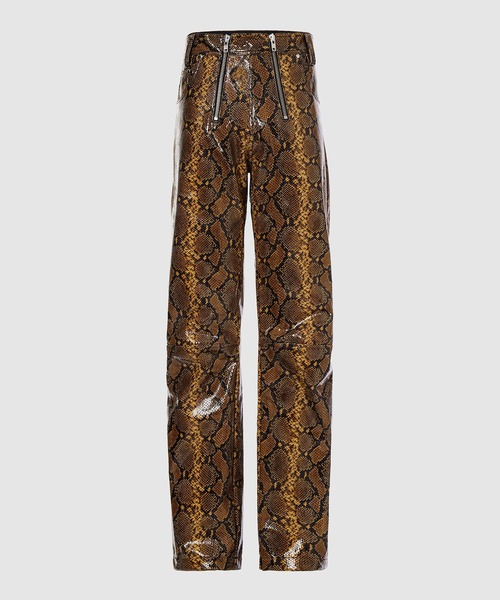GmbH(ゲーエムベーハー)の「Woven HIGH WAISTED TROUSERS W EXPOSED DOUBLE(その他パンツ・メンズ・オレンジ・34/32)」の1枚目の写真