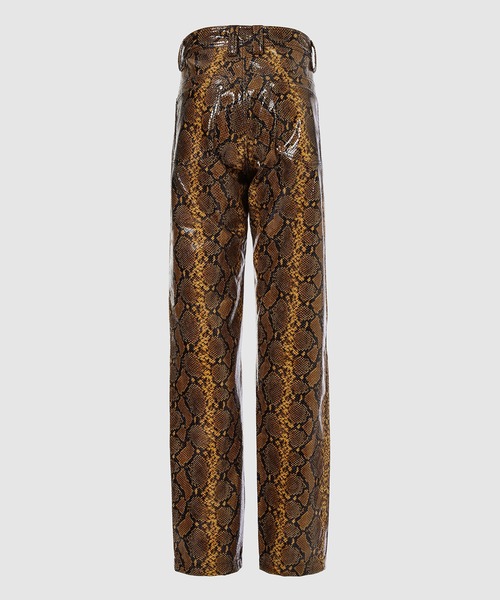 GmbH(ゲーエムベーハー)の「Woven HIGH WAISTED TROUSERS W EXPOSED DOUBLE(その他パンツ・メンズ・オレンジ・34/32)」の4枚目の写真