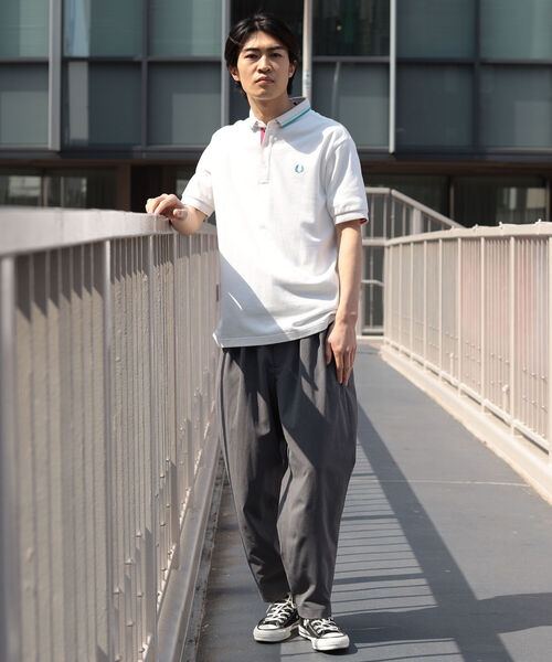 FRED PERRY（フレッドペリー）の「FRED PERRY × BEAMS / 別注 Change Collor Polo Shirt（ポロシャツ・メンズ・ブラック/ネイビー/ホワイト・MEDIUM/X-LARGE/LARGE/SMALL）」の4枚目の写真