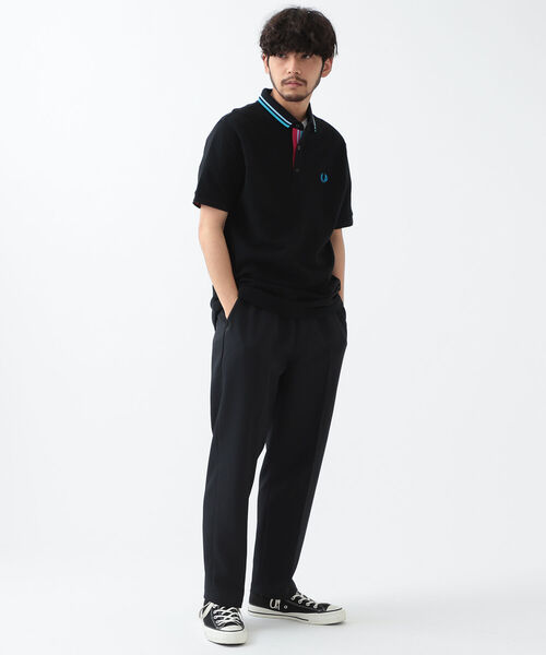 FRED PERRY（フレッドペリー）の「FRED PERRY × BEAMS / 別注 Change Collor Polo Shirt（ポロシャツ・メンズ・ブラック/ネイビー/ホワイト・MEDIUM/X-LARGE/LARGE/SMALL）」の14枚目の写真
