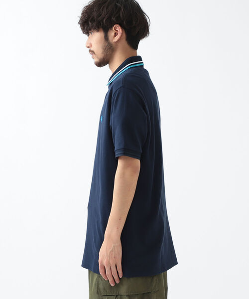 FRED PERRY（フレッドペリー）の「FRED PERRY × BEAMS / 別注 Change Collor Polo Shirt（ポロシャツ・メンズ・ブラック/ネイビー/ホワイト・MEDIUM/X-LARGE/LARGE/SMALL）」の22枚目の写真