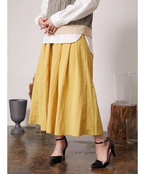 armonia(アルモニーア)の「armonia.ボリュームフレアスカート(スカート・レディース・ネイビー/オフホワイト/イエロー/オレンジ・FREE)」の22枚目の写真