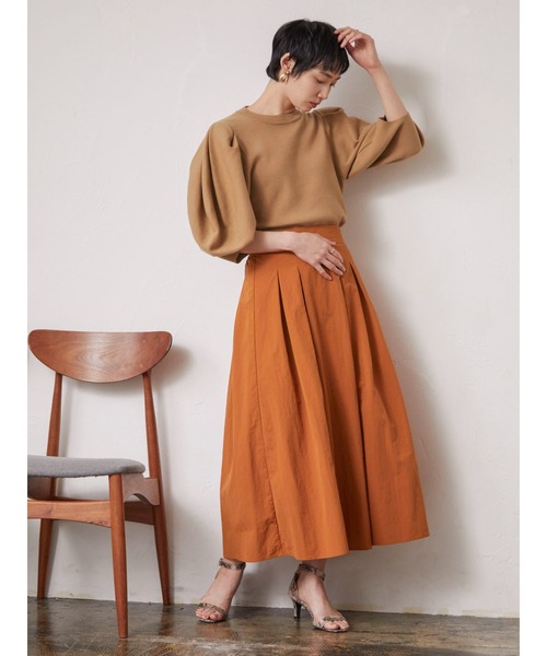 armonia(アルモニーア)の「armonia.ボリュームフレアスカート(スカート・レディース・ネイビー/オフホワイト/イエロー/オレンジ・FREE)」の12枚目の写真
