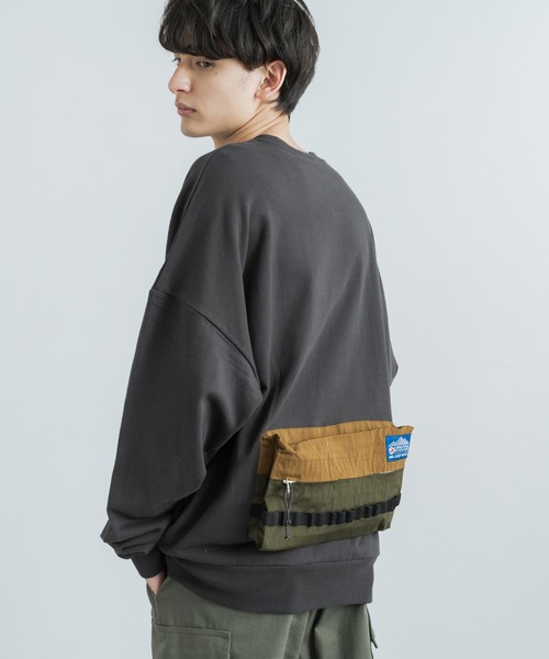 KRIFF MAYER(クリフメイヤー)の「OUTDOOR PRODUCTS × KRIFF MAYER コラボ クルーネック裏毛スウェットシャツトレーナー(スウェット・メンズ・オフホワイト/サックスブルー/チャコール・M/XL/L)」の8枚目の写真