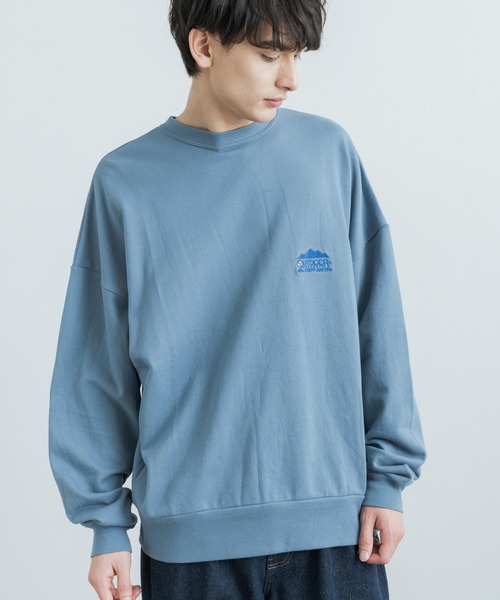 KRIFF MAYER(クリフメイヤー)の「OUTDOOR PRODUCTS × KRIFF MAYER コラボ クルーネック裏毛スウェットシャツトレーナー(スウェット・メンズ・オフホワイト/サックスブルー/チャコール・M/XL/L)」の12枚目の写真