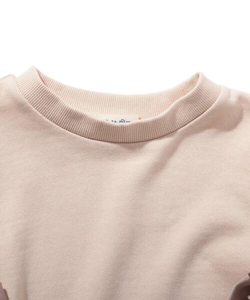 SHOO・LA・RUE（シューラルー）の「◆【90-130cm】裏毛ベスト風ドッキングトレーナー（スウェット・キッズ・アイボリー/ブラック系1・11/10/12/13/09）」の7枚目の写真