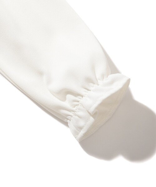 SHOO・LA・RUE（シューラルー）の「◆【90-130cm】裏毛ベスト風ドッキングトレーナー（スウェット・キッズ・アイボリー/ブラック系1・11/10/12/13/09）」の8枚目の写真