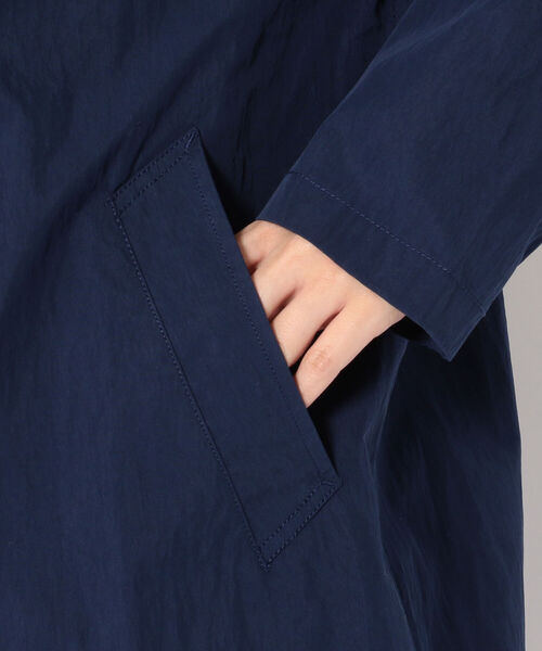 MANASTASH(マナスタッシュ)の「MANASTASH/マナスタッシュ W's WORK FIELD COAT ウィメンズワークフィールドコート 7222012(ステンカラーコート・レディース・ベージュ/ネイビー/ブラック・MEDIUM)」の9枚目の写真