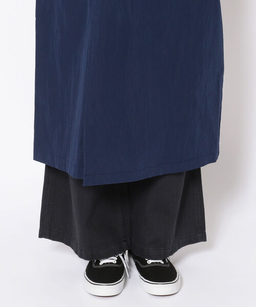 MANASTASH(マナスタッシュ)の「MANASTASH/マナスタッシュ W's WORK FIELD COAT ウィメンズワークフィールドコート 7222012(ステンカラーコート・レディース・ベージュ/ネイビー/ブラック・MEDIUM)」の10枚目の写真