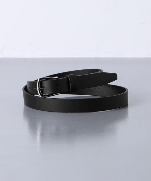 UNITED ARROWS（ユナイテッドアローズ）の「＜UNITED ARROWS＞PLAIN 20MM ベルト（ベルト・レディース・ブラック/ブラウン・75cm/85cm）」の2枚目の写真