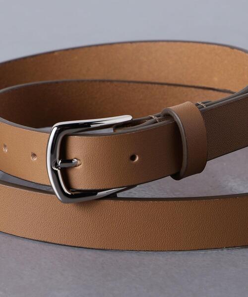 UNITED ARROWS（ユナイテッドアローズ）の「＜UNITED ARROWS＞PLAIN 20MM ベルト（ベルト・レディース・ブラック/ブラウン・75cm/85cm）」の4枚目の写真