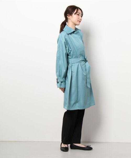 RANAN（ラナン）の「花粉対策！ステンカラーコート（トレンチコート・レディース・ブルー/ネイビー/ベージュ・LL/L/M）」の7枚目の写真