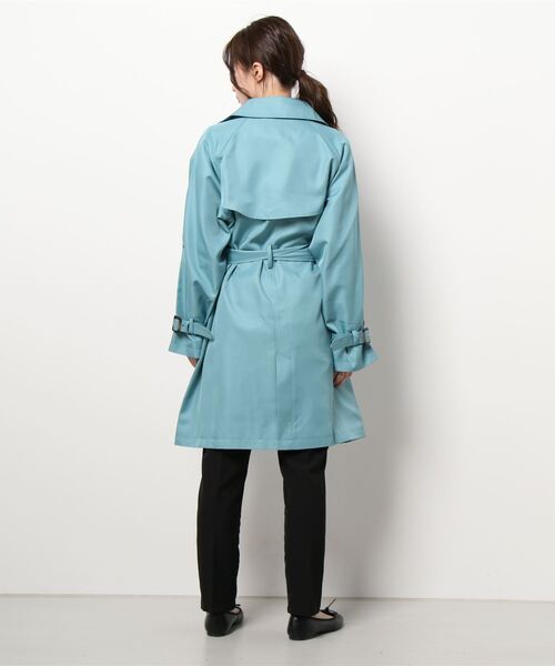 RANAN（ラナン）の「花粉対策！ステンカラーコート（トレンチコート・レディース・ブルー/ネイビー/ベージュ・LL/L/M）」の9枚目の写真