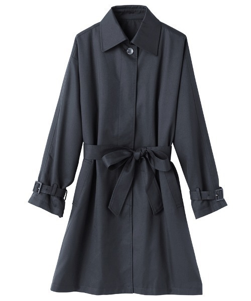 RANAN（ラナン）の「花粉対策！ステンカラーコート（トレンチコート・レディース・ブルー/ネイビー/ベージュ・LL/L/M）」の6枚目の写真