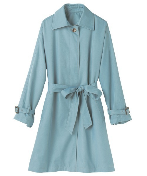 RANAN（ラナン）の「花粉対策！ステンカラーコート（トレンチコート・レディース・ブルー/ネイビー/ベージュ・LL/L/M）」の8枚目の写真