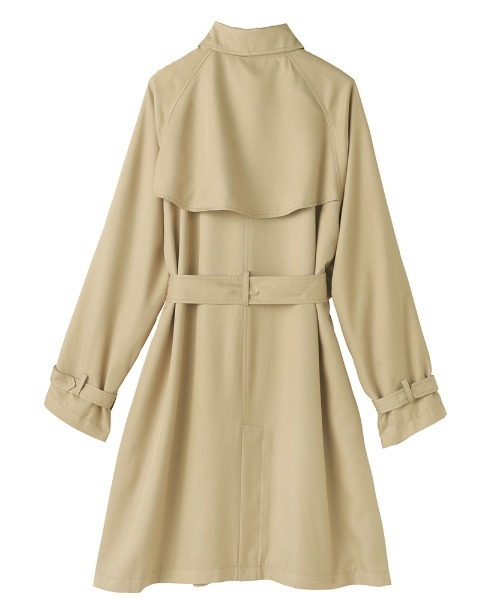 RANAN（ラナン）の「花粉対策！ステンカラーコート（トレンチコート・レディース・ブルー/ネイビー/ベージュ・LL/L/M）」の18枚目の写真