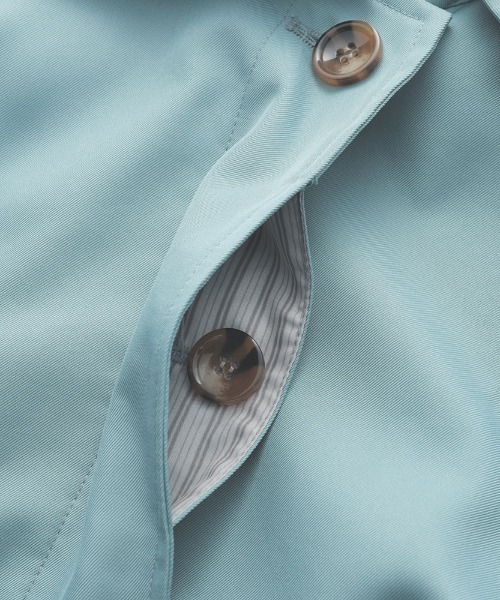 RANAN（ラナン）の「花粉対策！ステンカラーコート（トレンチコート・レディース・ブルー/ネイビー/ベージュ・LL/L/M）」の5枚目の写真