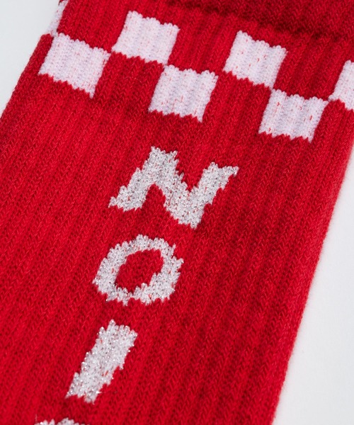 NOISE MAKER（ノイズメーカー）の「メンズソックス（ソックス/靴下・メンズ・レッド/ホワイト/ブラック・25-28）」の13枚目の写真
