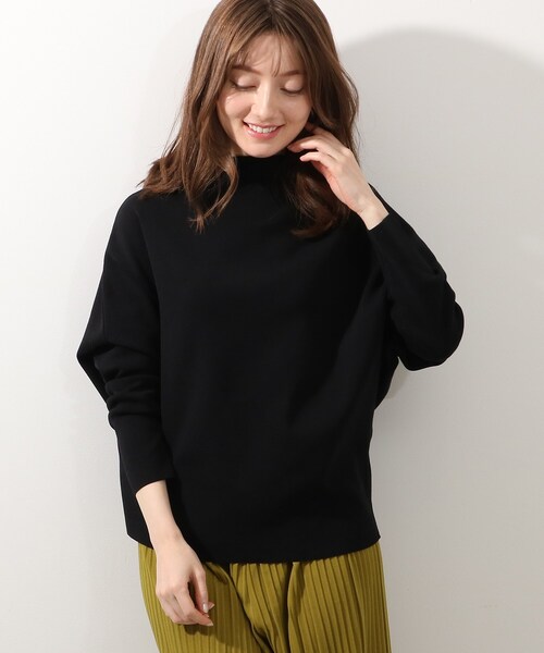 DRESKIP（ドレスキップ）の「◆アシメドルマンニットプルオーバー（ニット/セーター・レディース・ライトグレー/ブラック/ライトグリーン・00）」の13枚目の写真