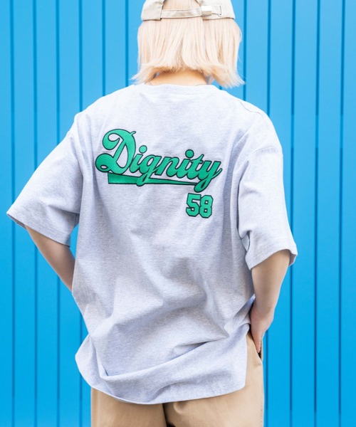 WEGO(ウィゴー)の「WEGO/グラフィックBIGT(Tシャツ/カットソー・レディース・ネイビー/オートミール/ホワイト/その他1/グリーン/ブルー・SMALL/MEDIUM)」の6枚目の写真