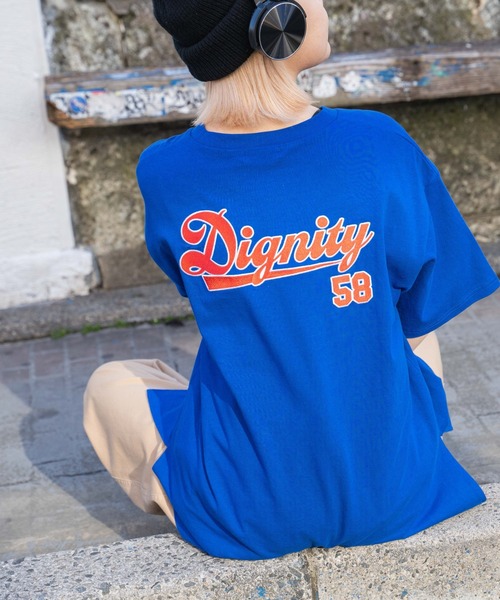 WEGO(ウィゴー)の「WEGO/グラフィックBIGT(Tシャツ/カットソー・レディース・ネイビー/オートミール/ホワイト/その他1/グリーン/ブルー・SMALL/MEDIUM)」の5枚目の写真