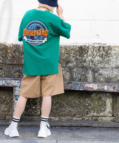 WEGO(ウィゴー)の「WEGO/グラフィックBIGT(Tシャツ/カットソー・レディース・ネイビー/オートミール/ホワイト/その他1/グリーン/ブルー・SMALL/MEDIUM)」の18枚目の写真