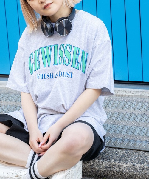 WEGO(ウィゴー)の「WEGO/グラフィックBIGT(Tシャツ/カットソー・レディース・ネイビー/オートミール/ホワイト/その他1/グリーン/ブルー・SMALL/MEDIUM)」の14枚目の写真