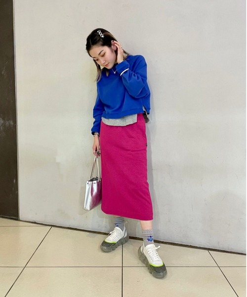 MANASTASH(マナスタッシュ)の「MANASTASH/マナスタッシュ HEMP SLIT SKIRT ヘンプスリットスカート(スカート・レディース・ブラック/ピンク/ナチュラル・MEDIUM)」の15枚目の写真