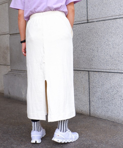 MANASTASH(マナスタッシュ)の「MANASTASH/マナスタッシュ HEMP SLIT SKIRT ヘンプスリットスカート(スカート・レディース・ブラック/ピンク/ナチュラル・MEDIUM)」の11枚目の写真