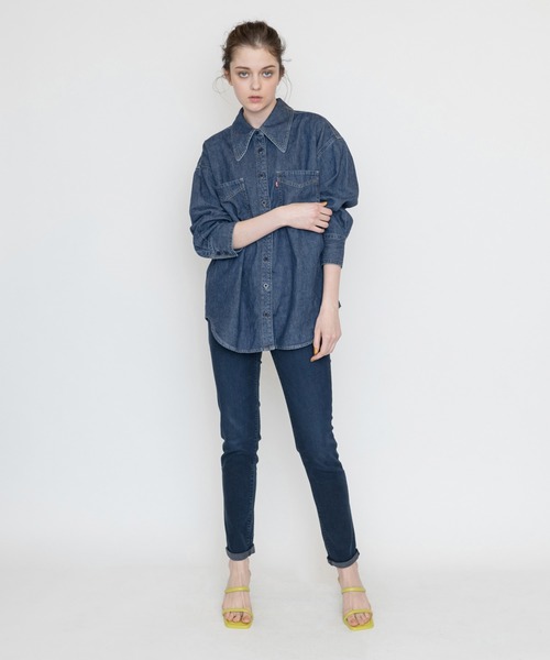 Levi's（リーバイス）の「デニムシャツ SHOW OFF（シャツ/ブラウス・レディース・ブルー・S/M/XS）」の7枚目の写真