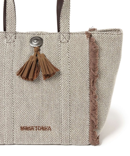 Minnetonka(ミネトンカ)の「【MINNETONKA(ミネトンカ)】別注ヘリンボントート(トートバッグ・レディース・ブラウン/ナチュラル・FREE)」の10枚目の写真